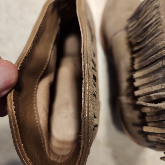 JOIE Loren Fringe Ankle Booties - Picture 6 of 11